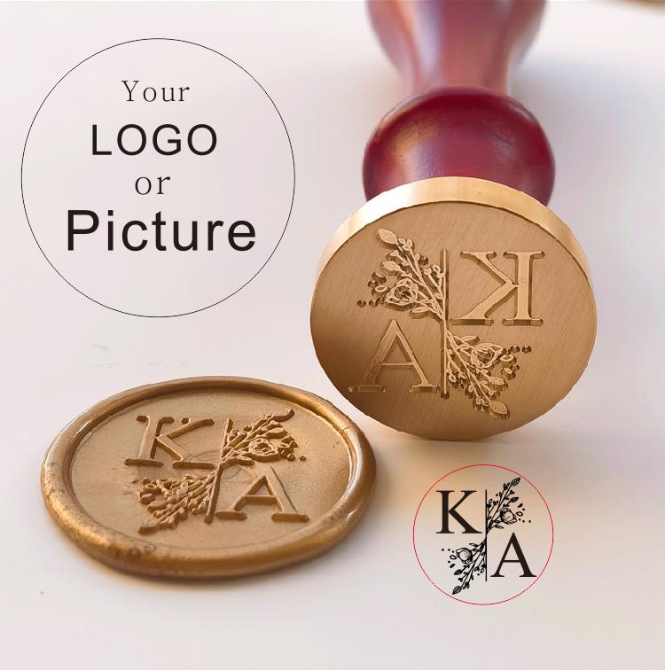 Wax Seal Stamp Set - Özel Mühür Mum Mühür Damgası Kendi