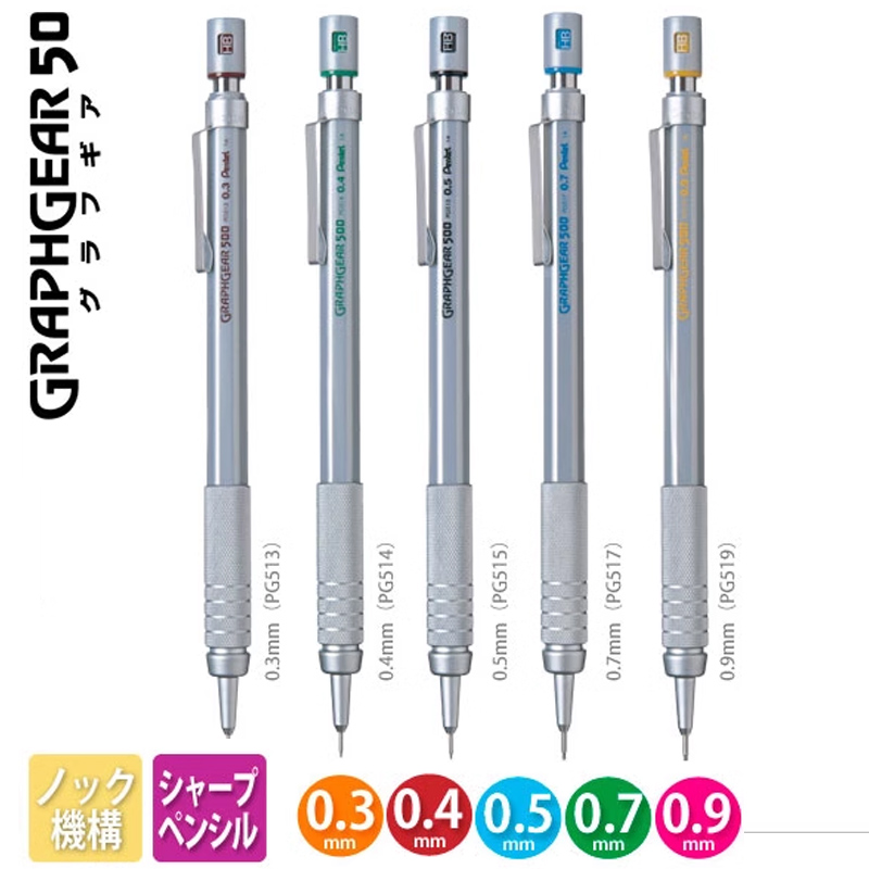 Pentel GraphGear 500 Mekanik Ç - Pentel Pen Graphgear incelemesi ve fiyatı
